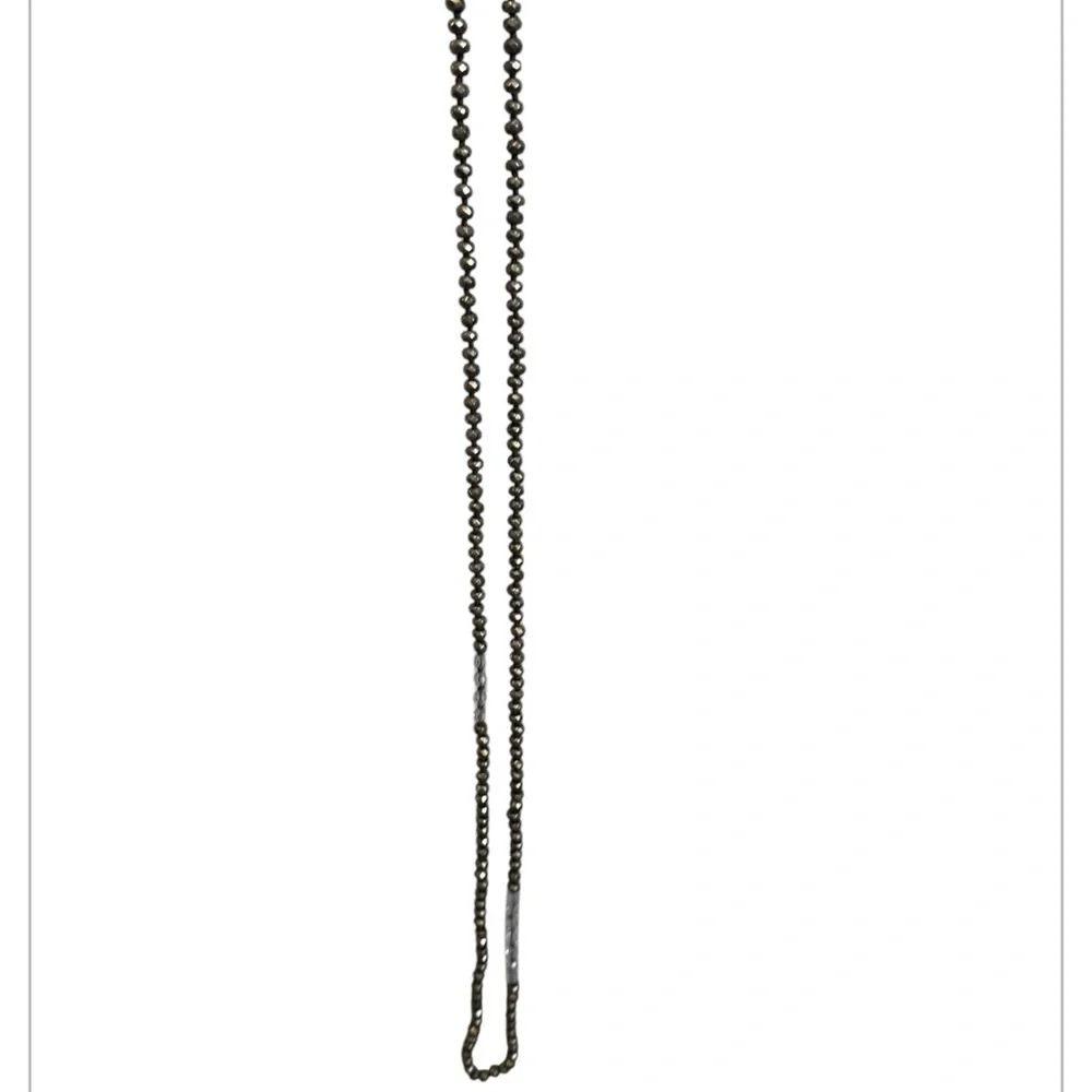 CHAN LUU Elegant SLATE and Gold Chain Necklace - Picture 10 of 11